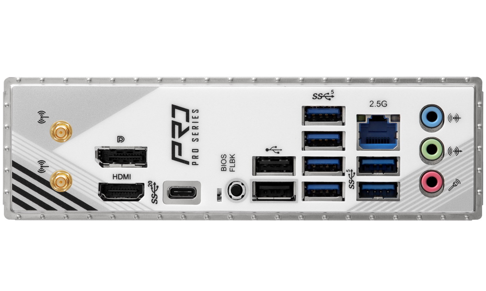 ASRock B860 Pro RS WiFi / Intel B860 / LGA1851 / 4x DDR5 / 3x M.2 / HDMI / DP / USB-C / WiFi / ATX